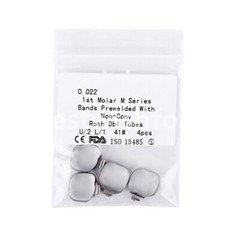 Dental Orthodontic Buccal Tube 1st Molar Bands U2/L1 U1/L1 U3/L2 Roth 0.022