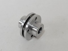 metal 1/4″ shaft coupling – coupler – for 1/4″ shafts – NOS wonderful condition