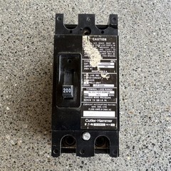 Cutler-Hammer CCH2200 200A 2-Pole Main Breaker 201-250V Thermal Overload