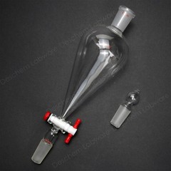 500ml Borosilicate Glass Separatory Funnel with PTFE Stopcock