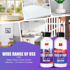 White Touch Up Paint Pen – 7oz Multi Surface Quick-Dry Repair, Fix