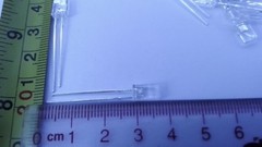 50pcs 2x5x7mm Blue Light Water Clear Square Rectangle LED Light Lamp