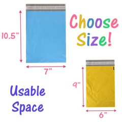 14.5×19″, 12×15.5,10×13, 7.5×10 Poly Mailers Self Sealing Shipping Bag Envelopes