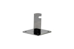 Dazzling Displays Chrome Gridwall Mount Brackets For Grid or Slatgrid Panels – B