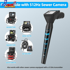 Rechargeable 512Hz Underground Pipe Locator with 3000mAh Battery Blue/Black