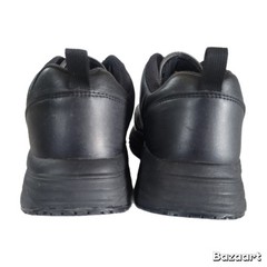 Skechers Men’s Ultra Go Work Air Cooled Memory Foam Black Leather Sneakers 10.5