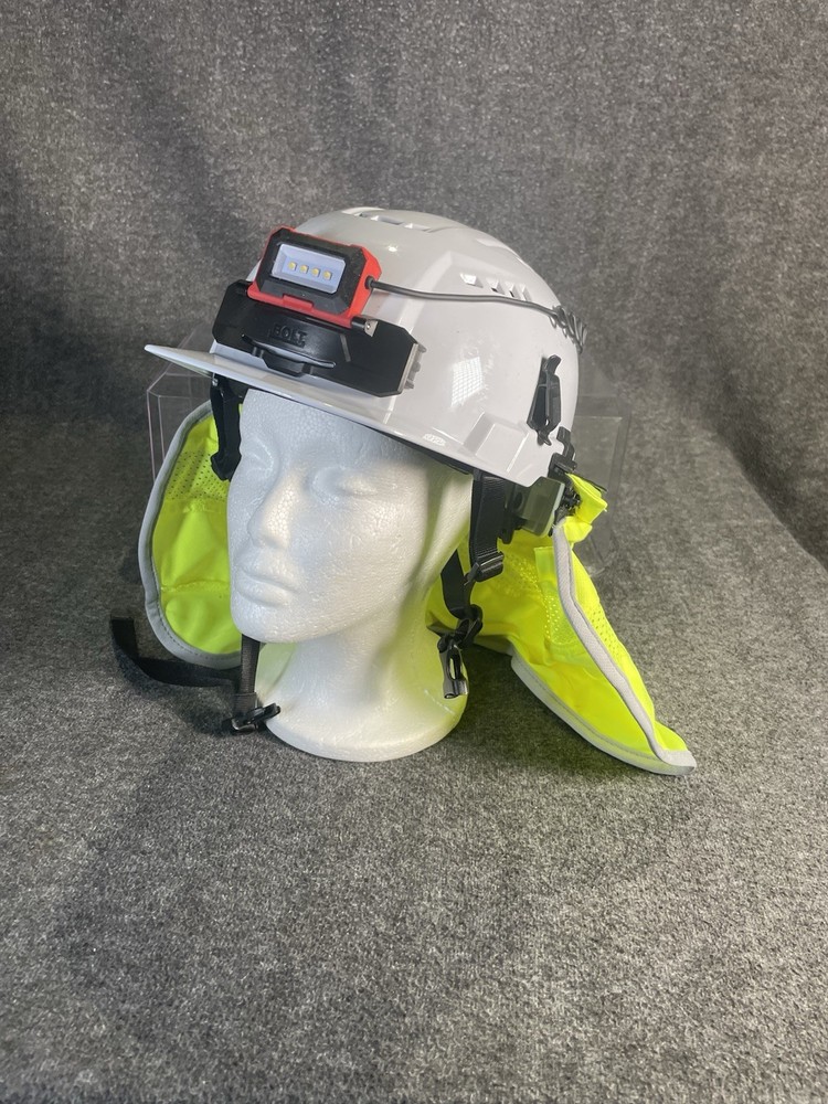 Milwaukee BOLT Type 2 Class C Safety Helmet 48-73-1093 RedLithium Headlamp USB