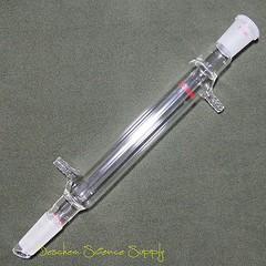 Deschem 200mm 24/40 Glass Liebig Condenser Lab Chemistry Disllation Column