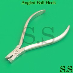 Angled Ball Hook Crimping Dental Orthodontic Auxiliaries Crimping Pliers