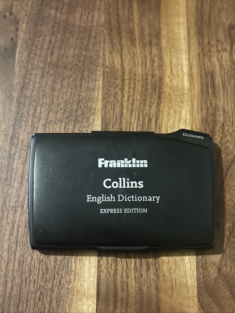 Franklin DMQ221 Collins English Dictionary Thesaurus Electronic Pocket Tested
