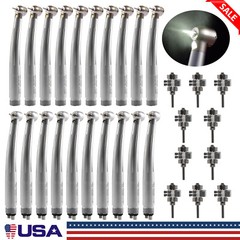 1-10 Turbina LED 2/4 orificios con pieza mano de alta velocidad dental NSK Style