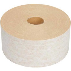 Reinforced Water Activated Kraft Tape Light Duty 3″ x 375′ White Lot of 8
