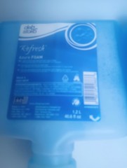 Deb Stoko Refresh Azure Foam Hand Wash Soap Dispenser Refill, 1 Liter/ QTY-2