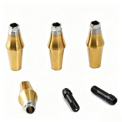 Regular Hex Straight Titanium Abutment for Cement Retained Crown Fits Hiossen ET