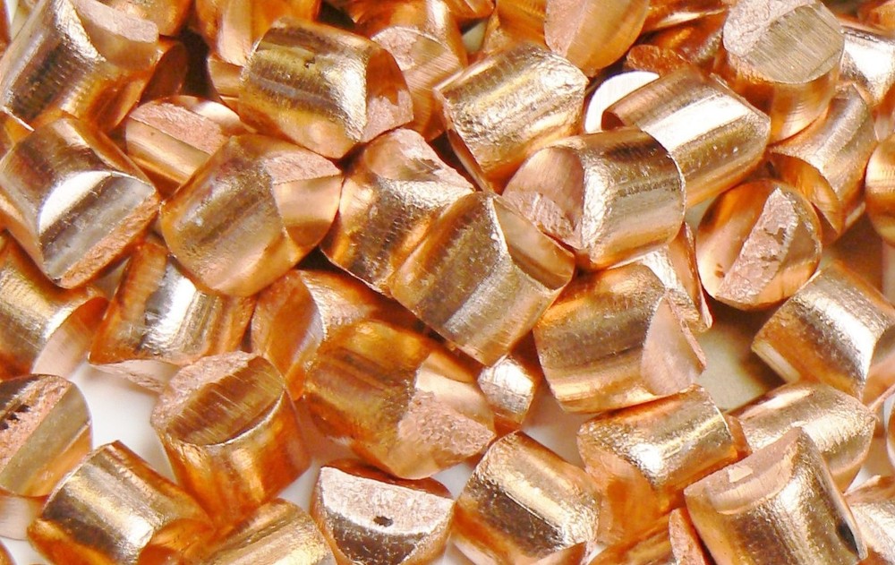 Pure Copper 99.99% Oxygen Free Cu Metal Anode Slugs Melt Casting Alloy 5 Pounds