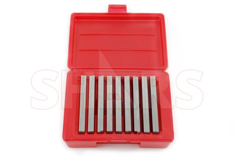 SHARS TOOLS 1/4″ 9 PAIRS Steel Parallels 0.0002″ NEW #[