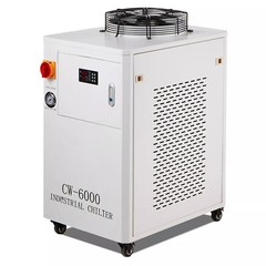 CW-6000 Industrial Water Chiller 15L 65L/min Laser Chiller with Compressor 1500W