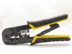 RJ45 RJ11 Crimping Network Tool Kit Cable Crimp Crimper LAN Wire Stripper Kits