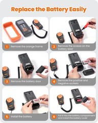 Dr.meter LX1330B Digital Illuminance Light Meter, 0-200,000 Measurement Range…