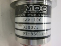 MDC, Angle Valve, Manual Operation, KAV-100, Used