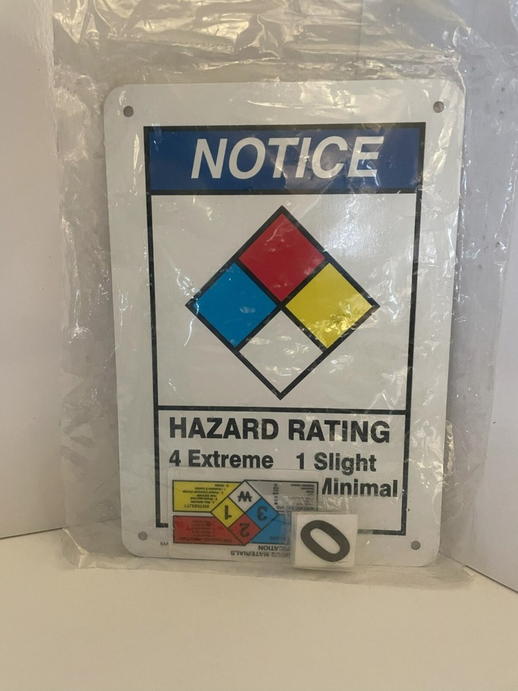 Accuform ZFD812VA NFPA Sign, Aluminum 7 in x10 in