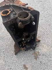 Ford 8N Tractor Side Engine Block With Main Caps & Oil Pump