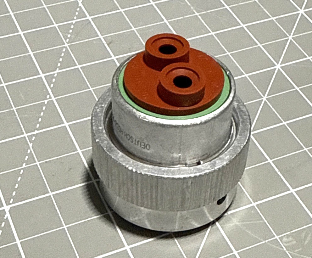 Deutsch HD36-18-6SN-C030 / 2 Socket Plug – 18 Shell (OEM) *NEW*