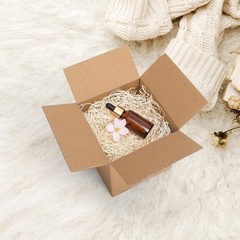 Reliable Small Shipping Boxes – Eco-Friendly Kraft, 5x5x5 Inches, 6 Count