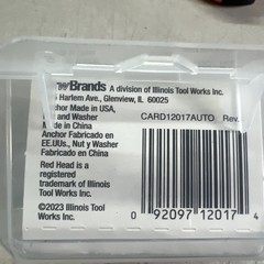 Red Head Trubolt 12017 Wedge Anchors, 1/2” x 3-3/4″ (10-Pack) HD Concrete Use