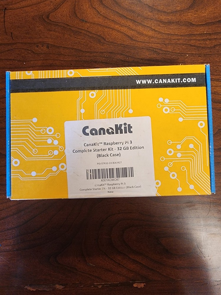 CanaKit Raspberry Pi 3 Complete Starter Kit – 32 GB Edition PI3-STR32-C4-BLK-R27