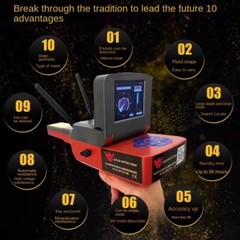 Imported Ebony Hollow 3D Display Outdoor Archaeological Detection Instruments