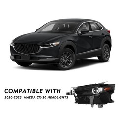 FULL LED Headlight Assembly for 2020-2023 CX-30 without AFS Driver Side LH