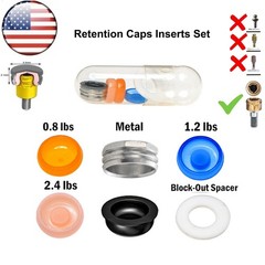 US Dental Overdenture Locator Core Tool Retention Male Caps For Abutment Inserts