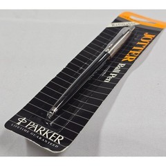 Parker Jotter Ball Pen Black Medium Ink Refillable Lifetime Guaranteed New NOS