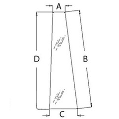Cab Glass – Right Hand or Left Hand Front Door