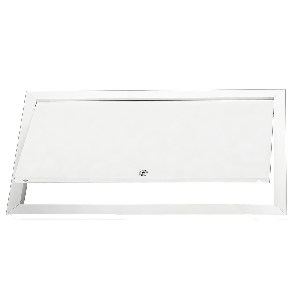 Steel Access Panel Door, Lockable Reinforced Metal Construction with Keys, Dr…
