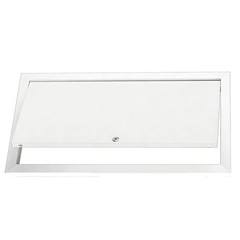 Steel Access Panel Door, Lockable Reinforced Metal Construction with Keys, Dr…