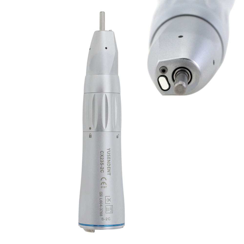 COXO Dental Fiber Optic Straight Handpiece 1:1 Low Speed Nose Cone ISO E Type