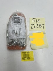 Wenses T-Post Puller Plate Tool w/ Chain Heavy Duty 14mm PLTE-TPS-ORG-CHN