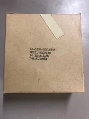 Machine Bolt (50 Count) KZ-5306-655-6898 EA-A-1-64 DSA-5-12082 Vintage Military?