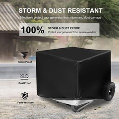 Waterproof Outdoor Power Equipment Generator Cover Heavy Duty- Oxford Fabric