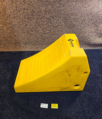 Monster Motion Safety Checkers MC3011 Heavy-Duty Wheel Chock 16 In H Urethane