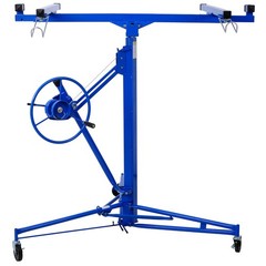FOREOCELIV 11ft Drywall Lift Panel Hoist Jack Lifter 150 lbs Ceiling Wall Blue