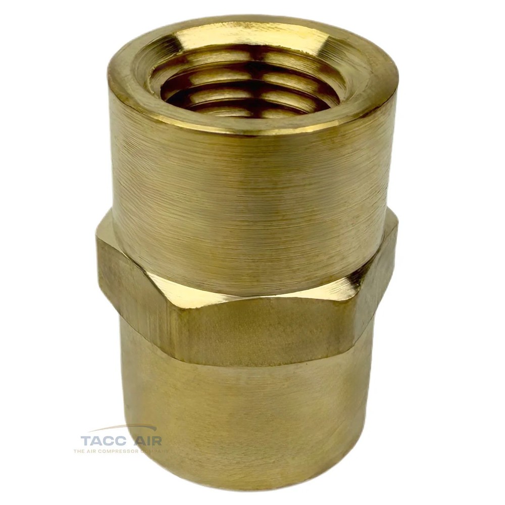1/4″ x 1/4″ Female NPT Hex Coupling Pipe Fitting Brass Union Coupler