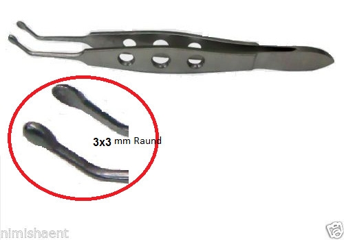 Meibomian Gland Forceps A Expressor for Dry Eyes 3×3 tip