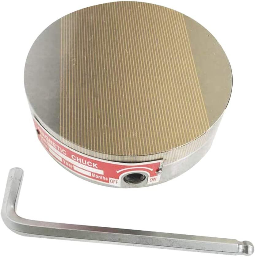 Dia 9.8in Fine Pole Permanent Magnetic Chuck, (250mm) Circular Magnetic Chuck