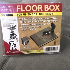 Lot Of 4 Arlington Floor Box Kits FLBAF101br