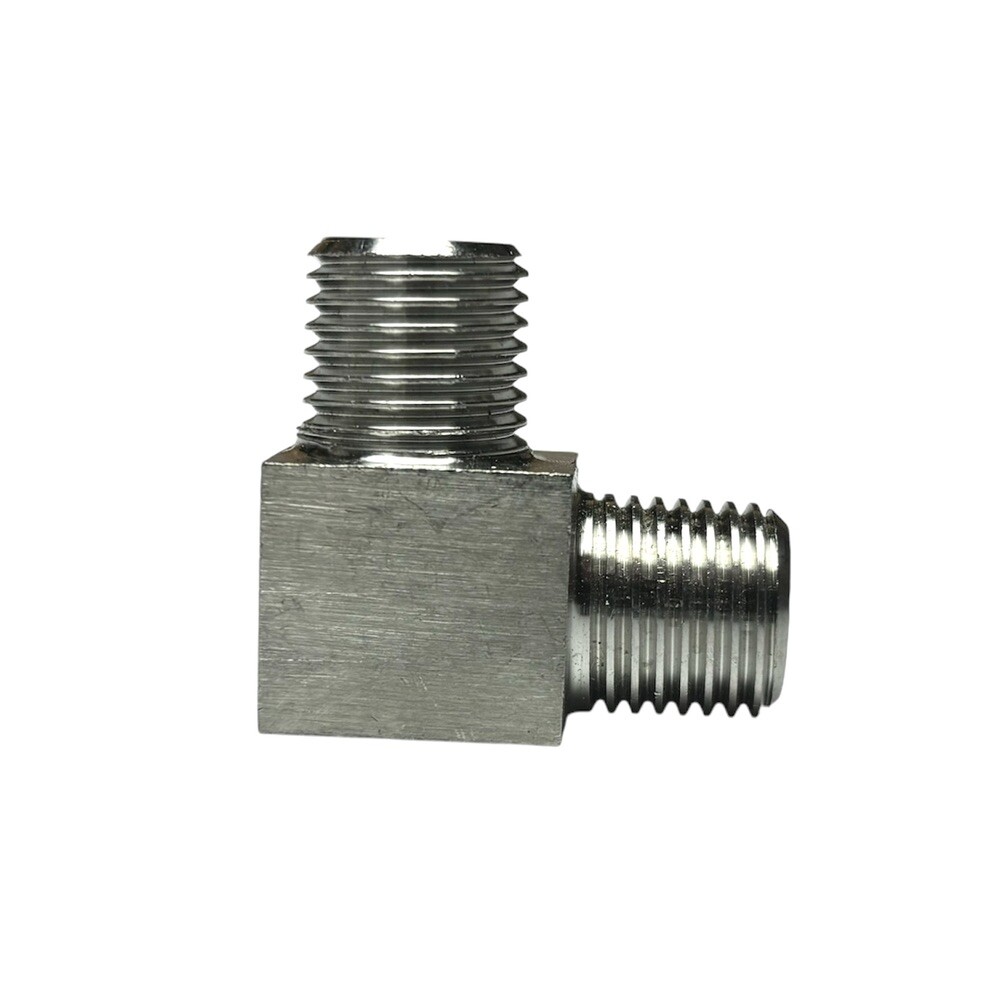 1/4” Male To 1/4” Male NPT Elbow 2 Way Threaded Connector Pipe Fitting Stainless