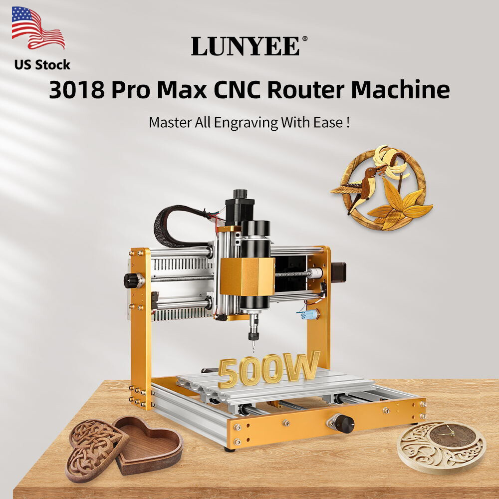 CNC 3018 PRO MAX CNC Machine 500W All-Metal CNC Router Machine CNC Router