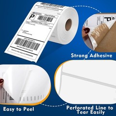 450/Roll 4×6 Direct Thermal Shipping Label Zebra ZP450 Eltron 2844 Free Shipping